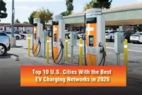 Top 10 U.S. Cities With the Best EV Charging Networks in 2026